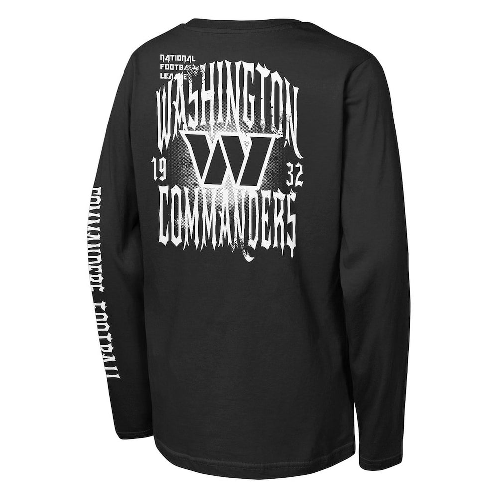 Washington Commanders Outerstuff Youth Rumble Long Sleeve T-Shirt Black
