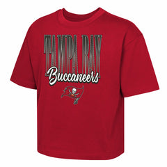 Tampa Bay Buccaneers Outerstuff Girls Youth Big City Boxy T-Shirt Red