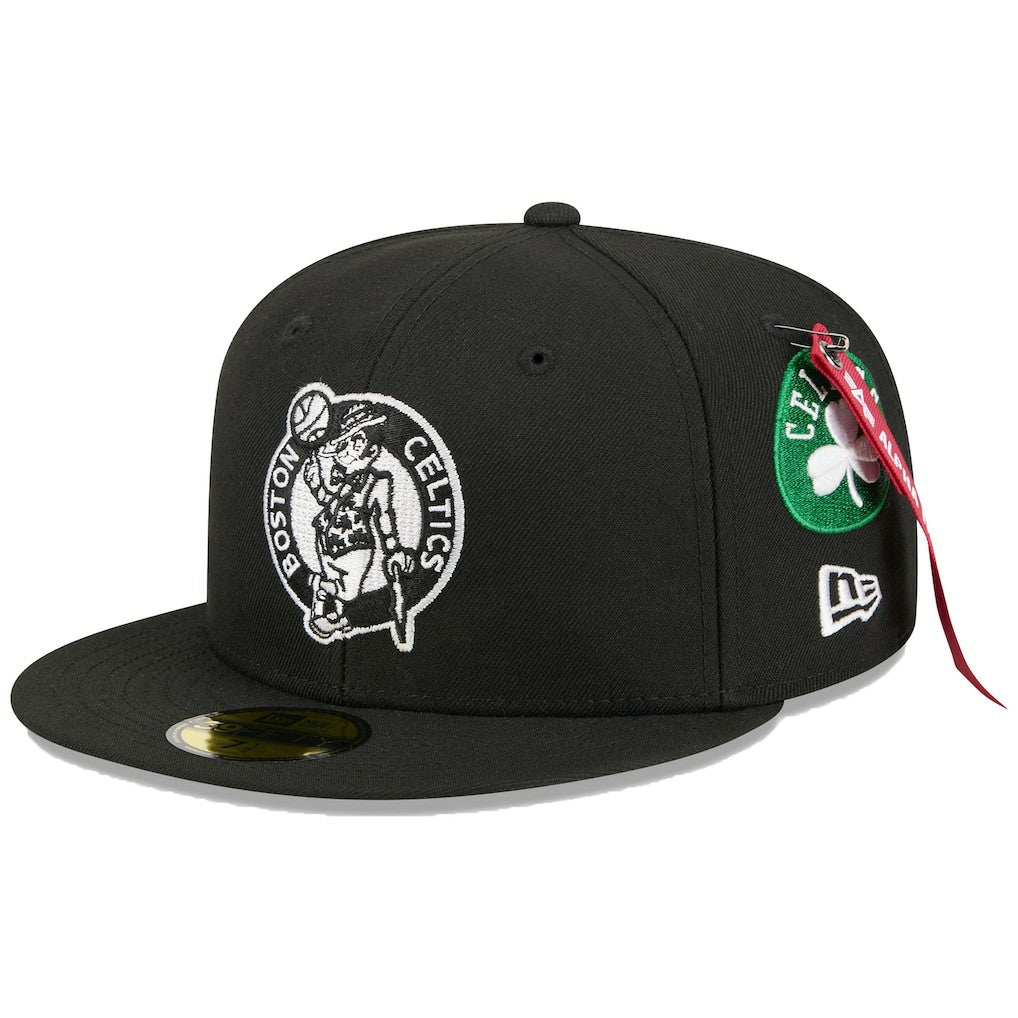 Boston Celtics x Alpha Industries 59FIFTY Fitted Hat Black