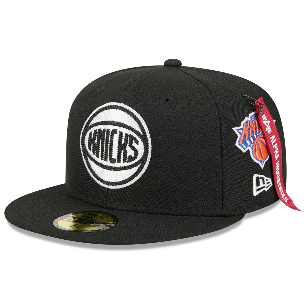 New York Knicks x Alpha Industries 59FIFTY Fitted Hat Black