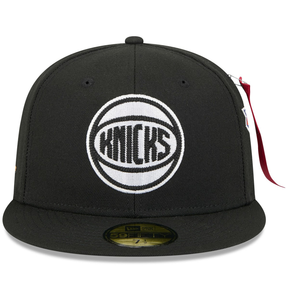 New York Knicks x Alpha Industries 59FIFTY Fitted Hat Black