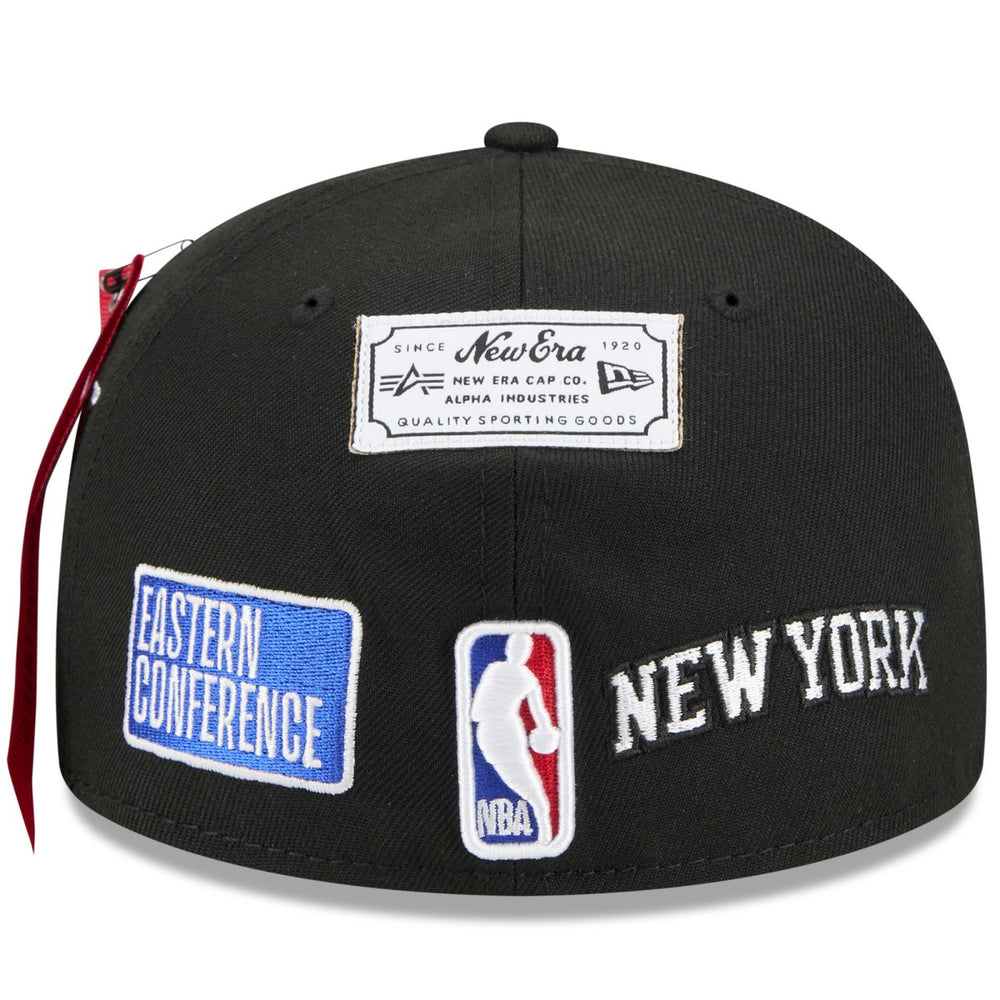 New York Knicks x Alpha Industries 59FIFTY Fitted Hat Black