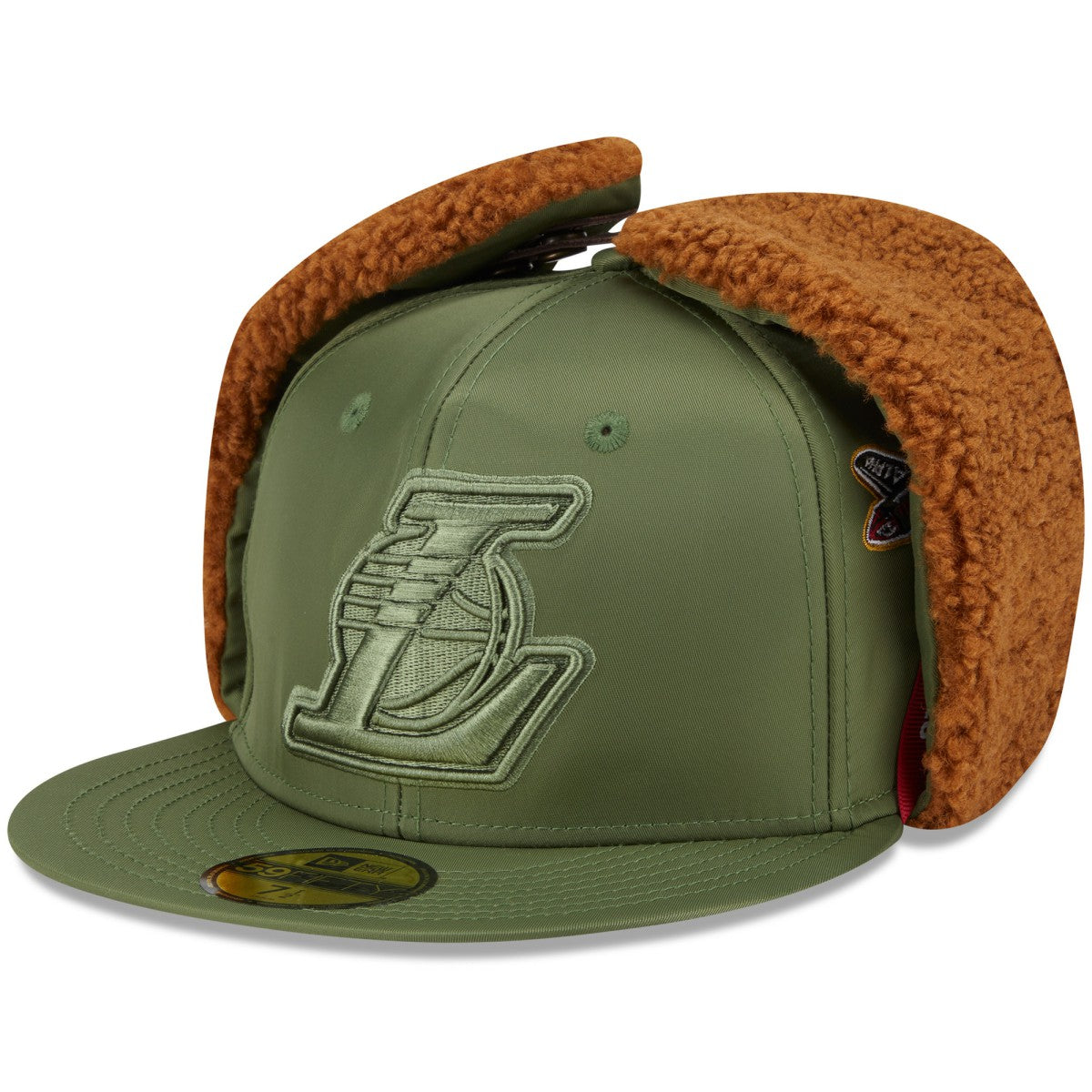 Los Angeles Lakers x Alpha Industries Dog Ear 59FIFTY Fitted Hat Olive