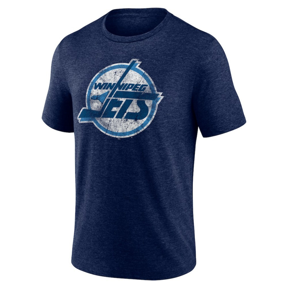 NHL Winnipeg Jets Wraparound Tri-Blend T-Shirt - Navy