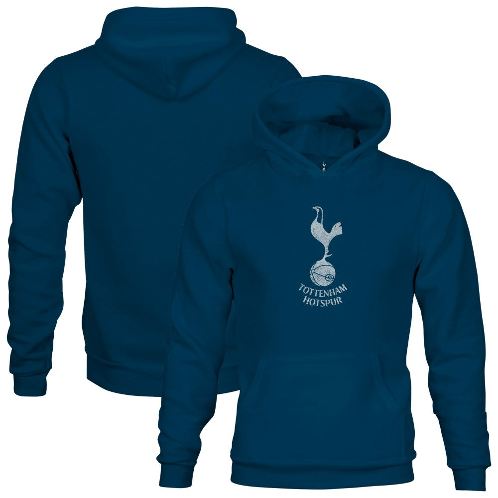 Tottenham Hotspur 1863FC Youth Mono Badge Fleece Pullover Hoodie Blue