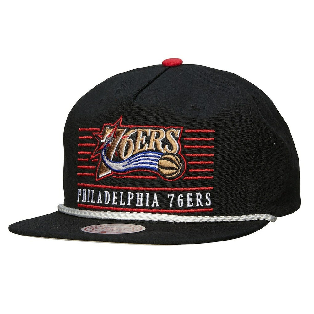 Philadelphia 76ers Ascend Deadstock Snapback Hat Black