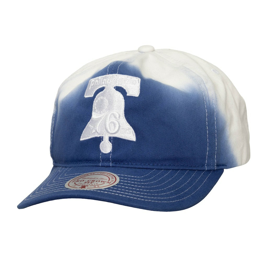 Philadelphia 76ers Dip Dye Pro Crown Adjustable Hat Royal/White