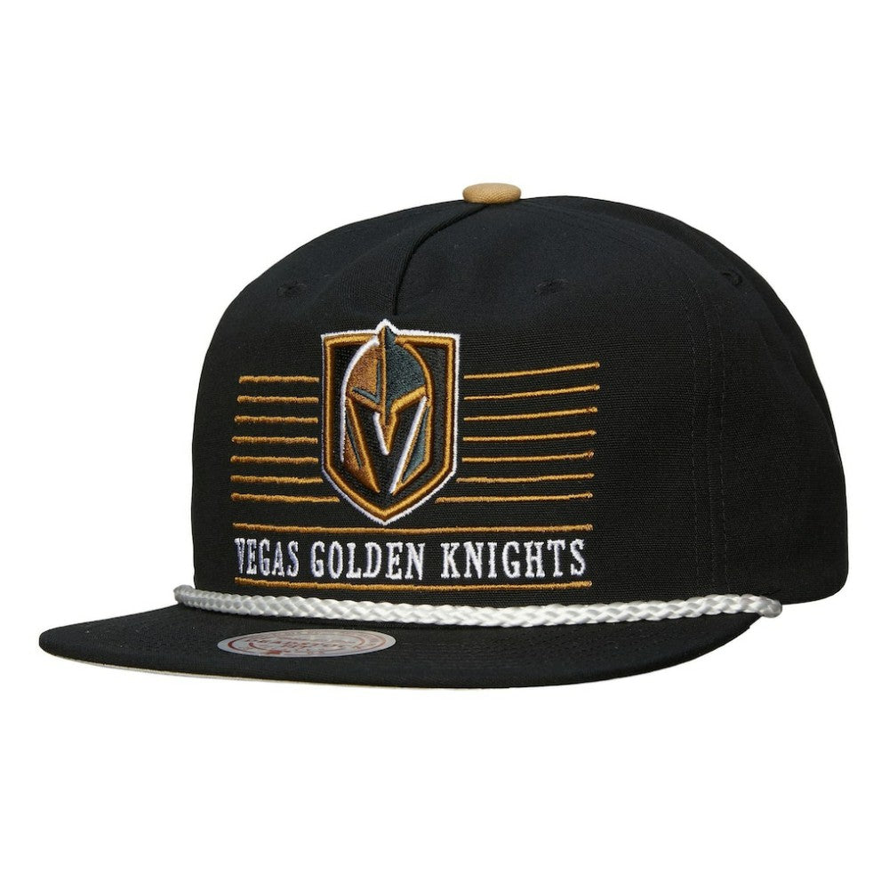 NHL Vegas Golden Knights Mitchell & Ness Ascend Deadstock Snapback Hat - Black
