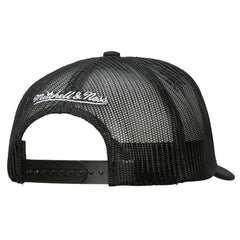 NHL San Jose Sharks Mitchell & Ness Gridlock Trucker Adjustable Hat - White/Black