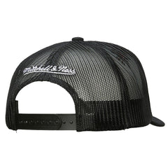 NHL Vegas Golden Knights Mitchell & Ness Gridlock Trucker Adjustable Hat - White/Black