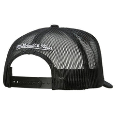 NHL Los Angeles Kings Mitchell & Ness Gridlock Trucker Adjustable Hat - White/Black