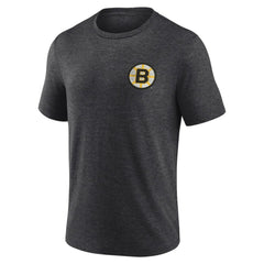 NHL Boston Bruins Earnest Will Tri-Blend T-Shirt - Charcoal