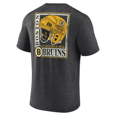 NHL Boston Bruins Earnest Will Tri-Blend T-Shirt - Charcoal