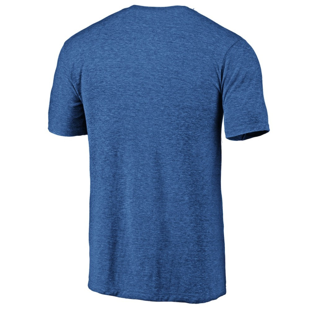 NHL Buffalo Sabres Distressed Logo Tri-Blend T-Shirt - Royal
