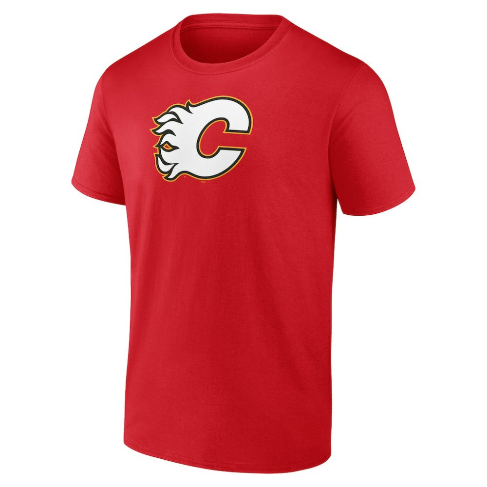NHL Calgary Flames Primary Logo T-Shirt - Red