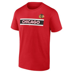 NHL Chicago Blackhawks Jersey Inspired T-Shirt - Red