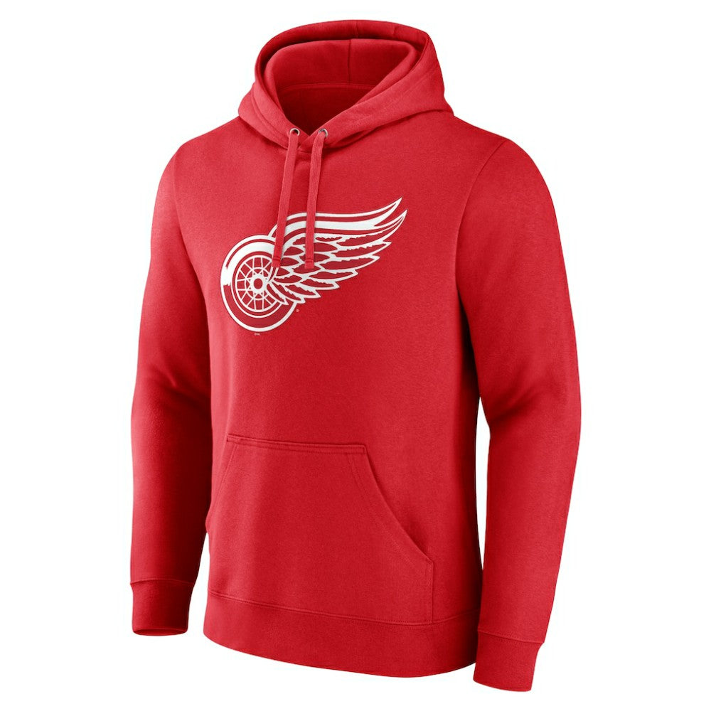 NHL Detroit Red Wings Primary Logo Pullover Hoodie - Red