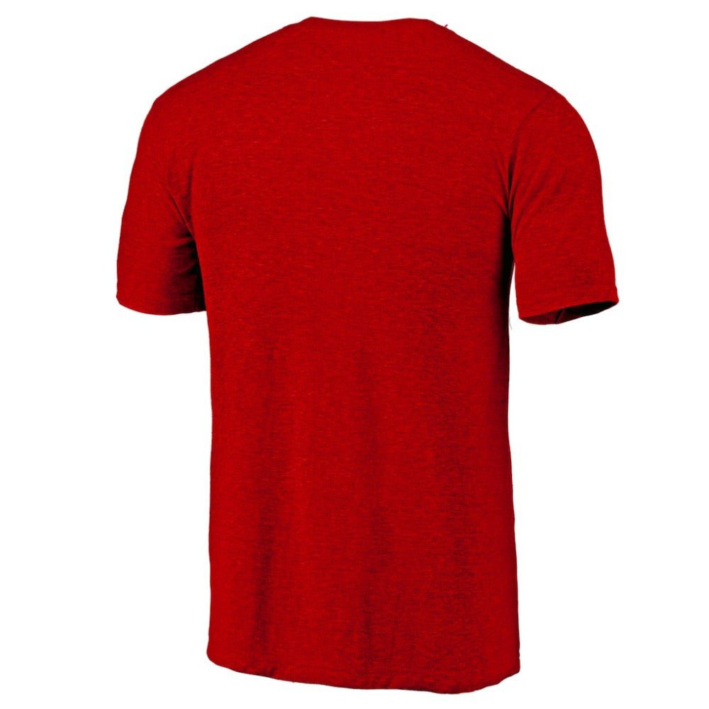 NHL Detroit Red Wings Line Shift Tri-Blend T-Shirt - Red