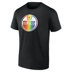 NHL Edmonton Oilers Oilers Pride T-Shirt - Black