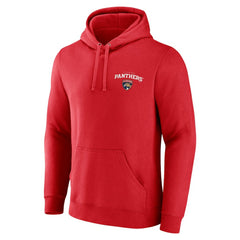 NHL Florida Panthers Team Lockup Pullover Hoodie - Red