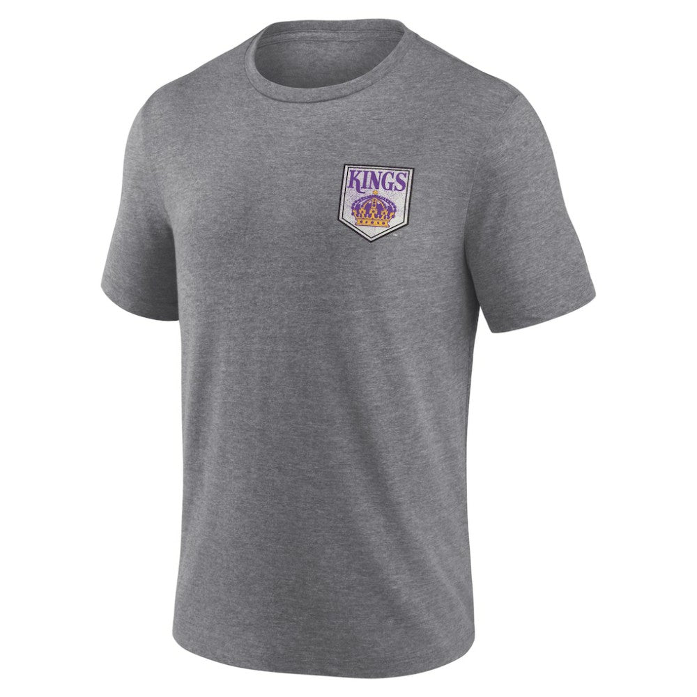 NHL Los Angeles Kings Earnest Will Tri-Blend T-Shirt - Heather Gray