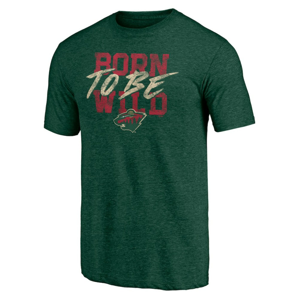 NHL Minnesota Wild Shoot to Score Tri-Blend T-Shirt - Green
