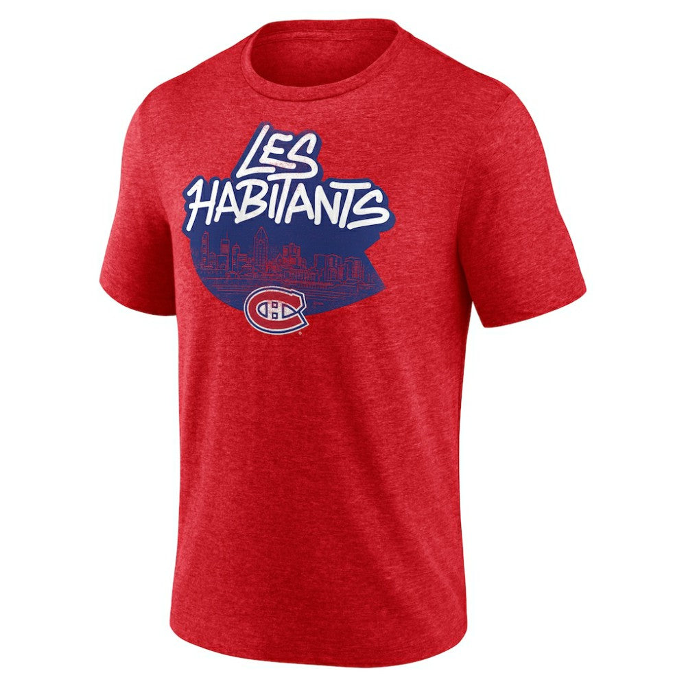 NHL Montreal Canadiens Proclamation Tri-Blend T-Shirt - Red
