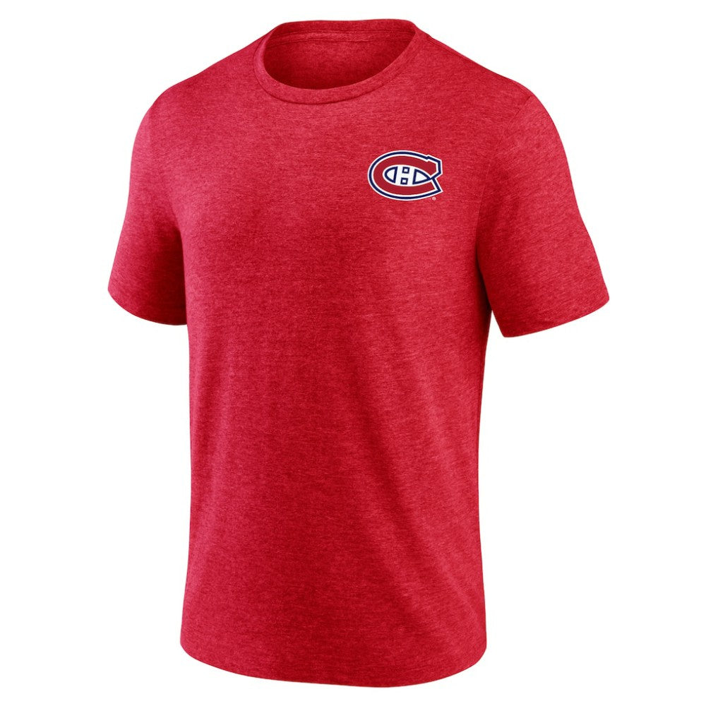 NHL Montreal Canadiens Territorial Tri-Blend T-Shirt - Red