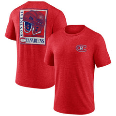 NHL Montreal Canadiens Earnest Will Tri-Blend T-Shirt - Red