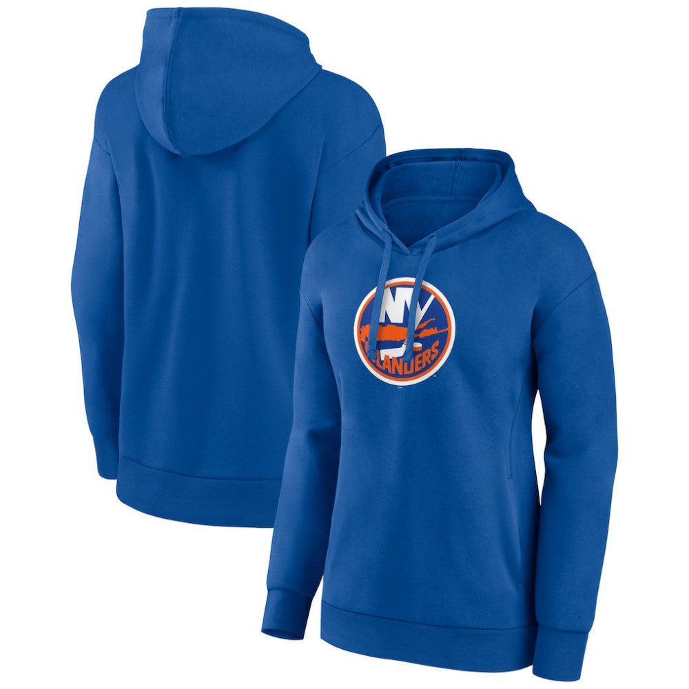 NHL New York Islanders Women's Primary Logo Pullover Hoodie - Royal