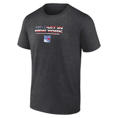 NHL New York Rangers Stars and Stripes T-Shirt - Charcoal