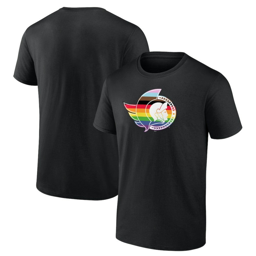 NHL Ottawa Senators NHL Pride T-Shirt - Black