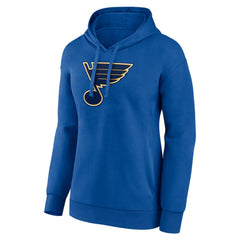 NHL St. Louis Blues Women's Primary Logo Pullover Hoodie - Blue