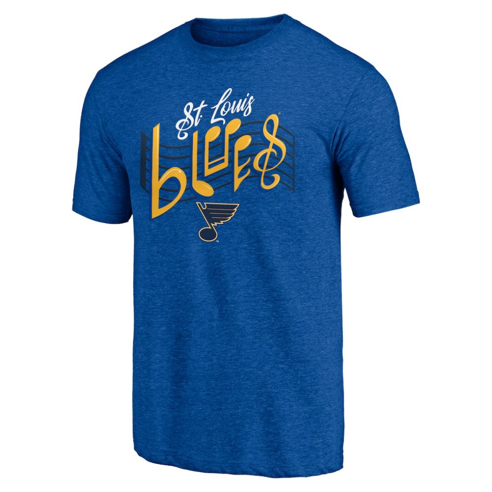 NHL St. Louis Blues Shoot to Score Tri-Blend T-Shirt - Blue
