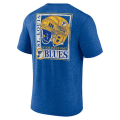 NHL St. Louis Blues Earnest Will Tri-Blend T-Shirt - Blue