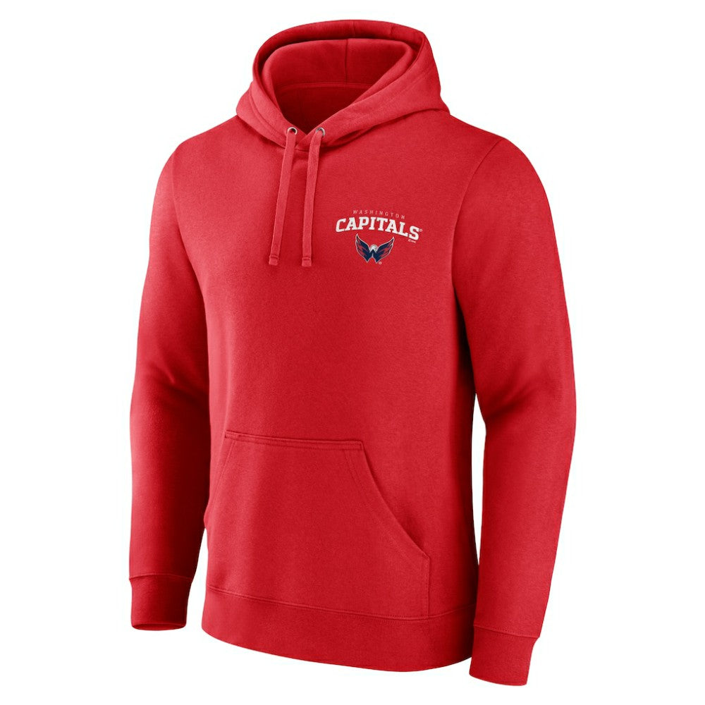 NHL Washington Capitals Team Lockup Pullover Hoodie - Red