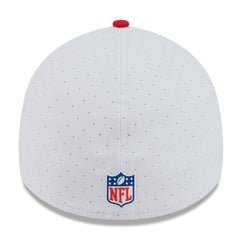 Buffalo Bills New Era 2025 NFL Training Camp Throwback Logo 39THIRTY Flex Hat White/Red