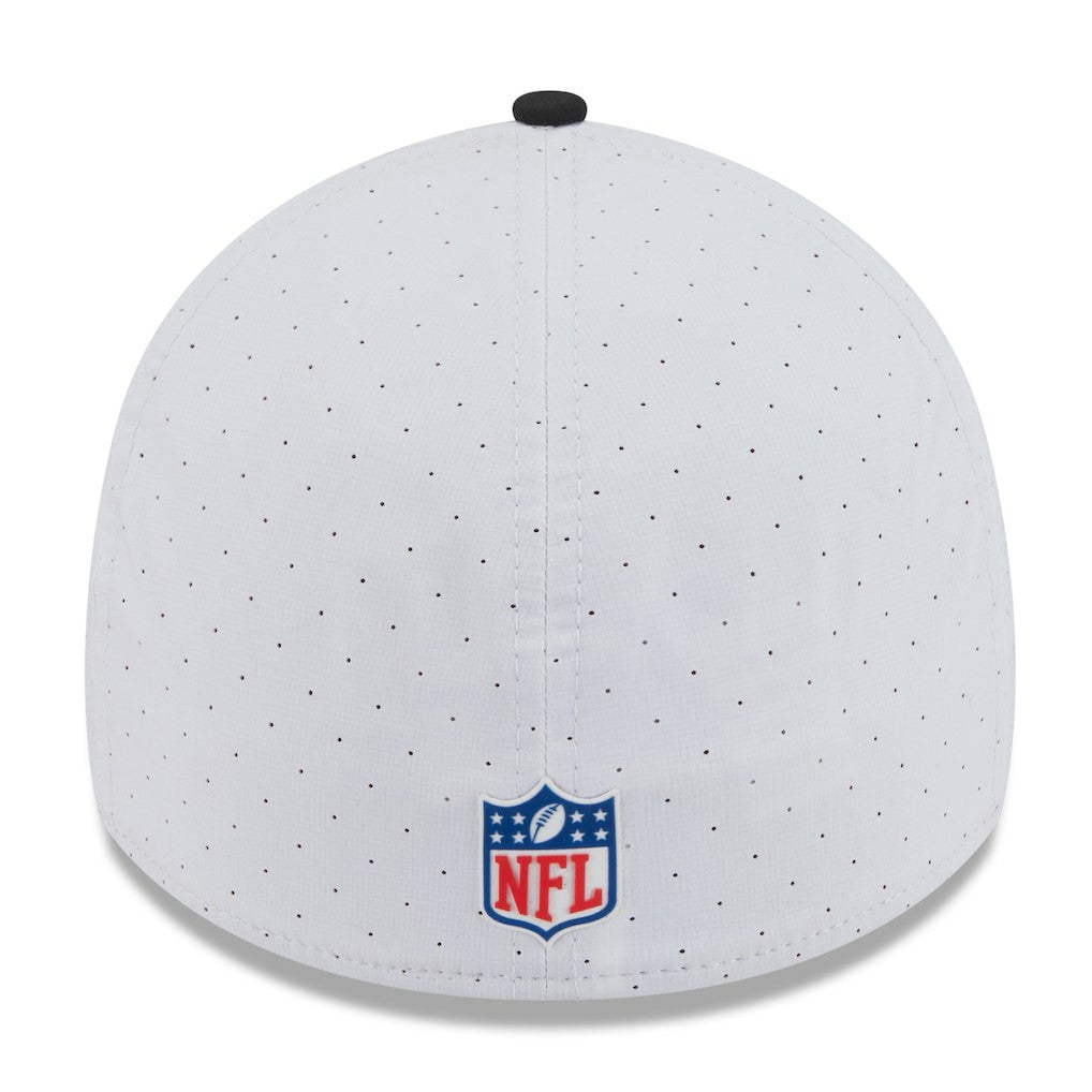 Cincinnati Bengals New Era 2025 NFL Training Camp 39THIRTY Flex Hat White/Black