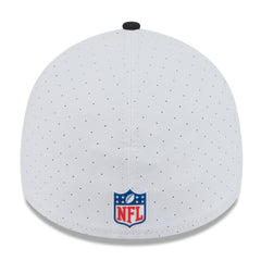 Jacksonville Jaguars New Era 2025 NFL Training Camp Throwback Logo 39THIRTY Flex Hat White/Black