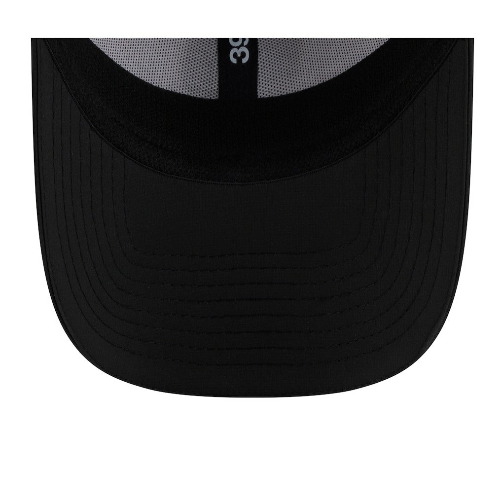 Jacksonville Jaguars New Era 2025 NFL Training Camp Throwback Logo 39THIRTY Flex Hat White/Black