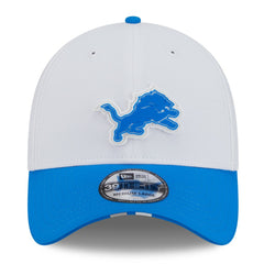 Detroit Lions New Era 2025 NFL Training Camp 39THIRTY Flex Hat White/Blue