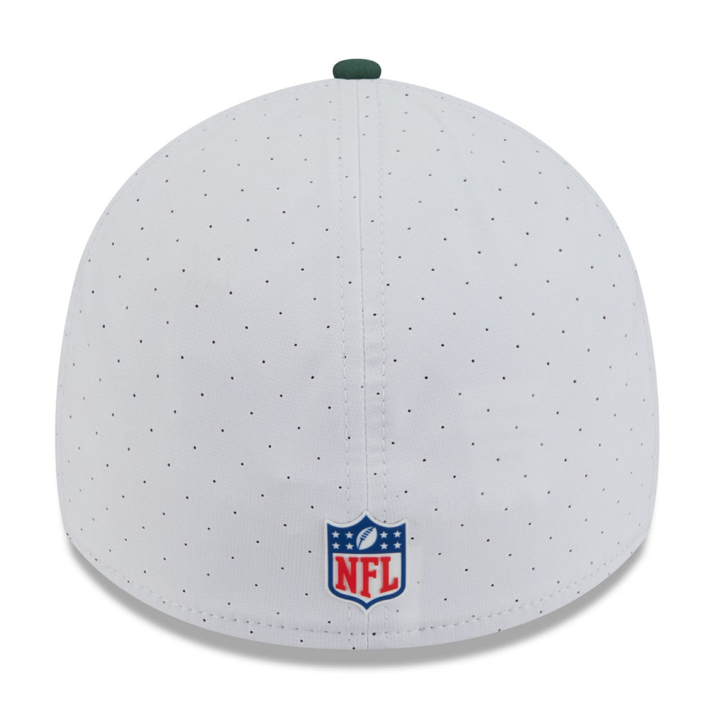 Green Bay Packers New Era 2025 NFL Training Camp 39THIRTY Flex Hat White/Green