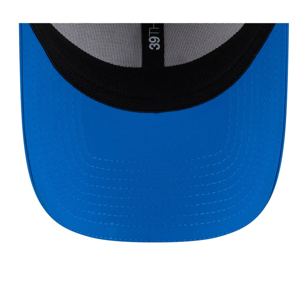 Detroit Lions New Era 2025 NFL Training Camp Throwback Logo 39THIRTY Flex Hat White/Blue