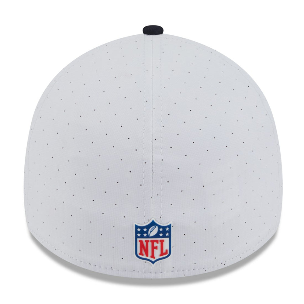 Houston Texans New Era 2025 NFL Training Camp 39THIRTY Flex Hat White/Navy