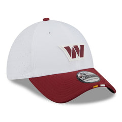 Washington Commanders New Era 2025 NFL Training Camp 39THIRTY Flex Hat White/Burgundy
