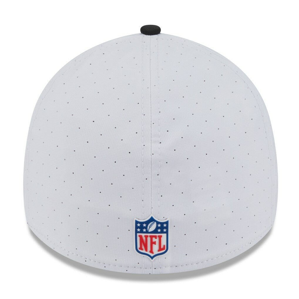Jacksonville Jaguars New Era 2025 NFL Training Camp 39THIRTY Flex Hat White/Black