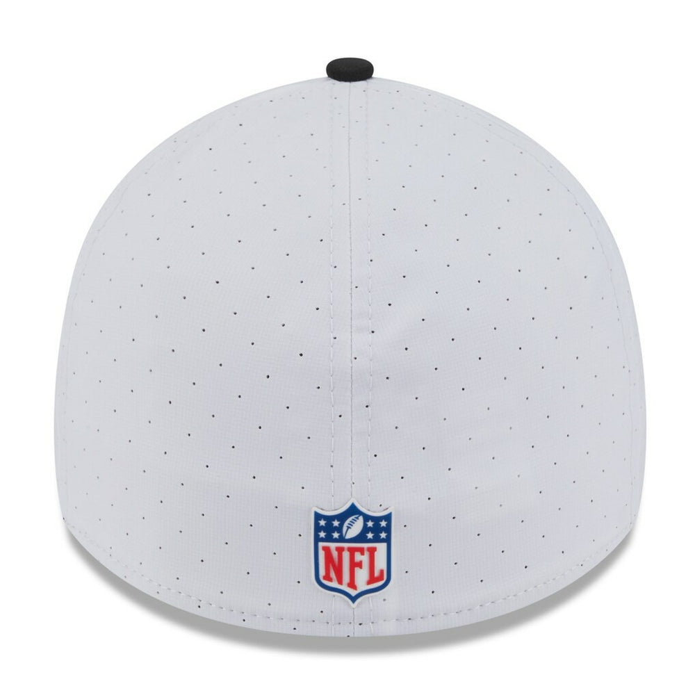 Jacksonville Jaguars New Era 2025 NFL Training Camp 39THIRTY Flex Hat White/Black