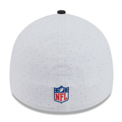 Pittsburgh Steelers New Era 2025 NFL Training Camp 39THIRTY Flex Hat White/Black