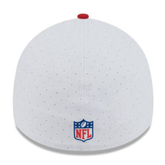 San Francisco 49ers New Era 2025 NFL Training Camp 39THIRTY Flex Hat White/Scarlet