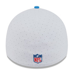 Los Angeles Chargers New Era 2025 NFL Training Camp 39THIRTY Flex Hat White/Powder Blue